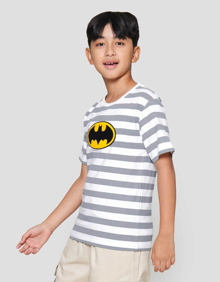 Character Batman Salur Logo Handuk Kaos Anak Laki-laki