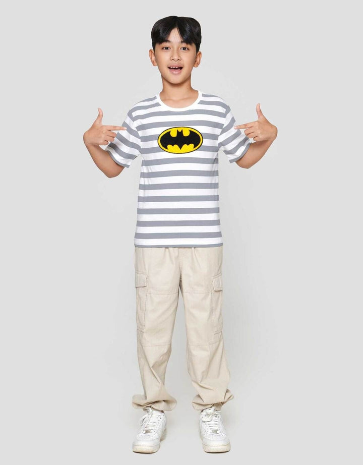 Character Batman Salur Logo Handuk Kaos Anak Laki-laki