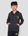 Character Batman Logo Handuk Sweater Anak Laki-laki