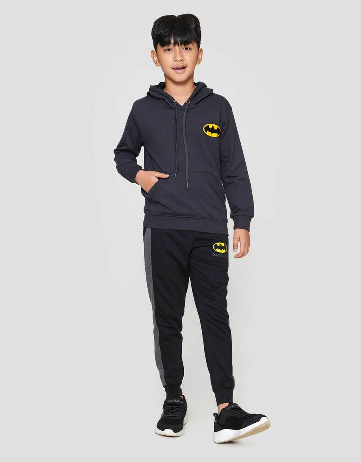 Character Batman Logo Handuk Sweater Anak Laki-laki