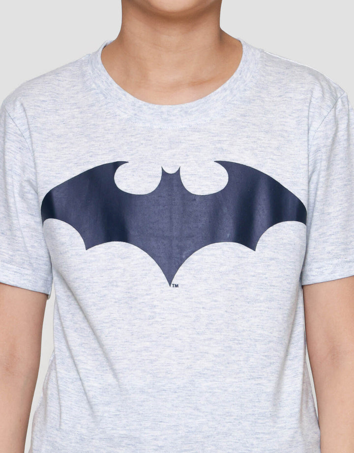 Character Bb Batman Logo Kaos Anak Laki-laki