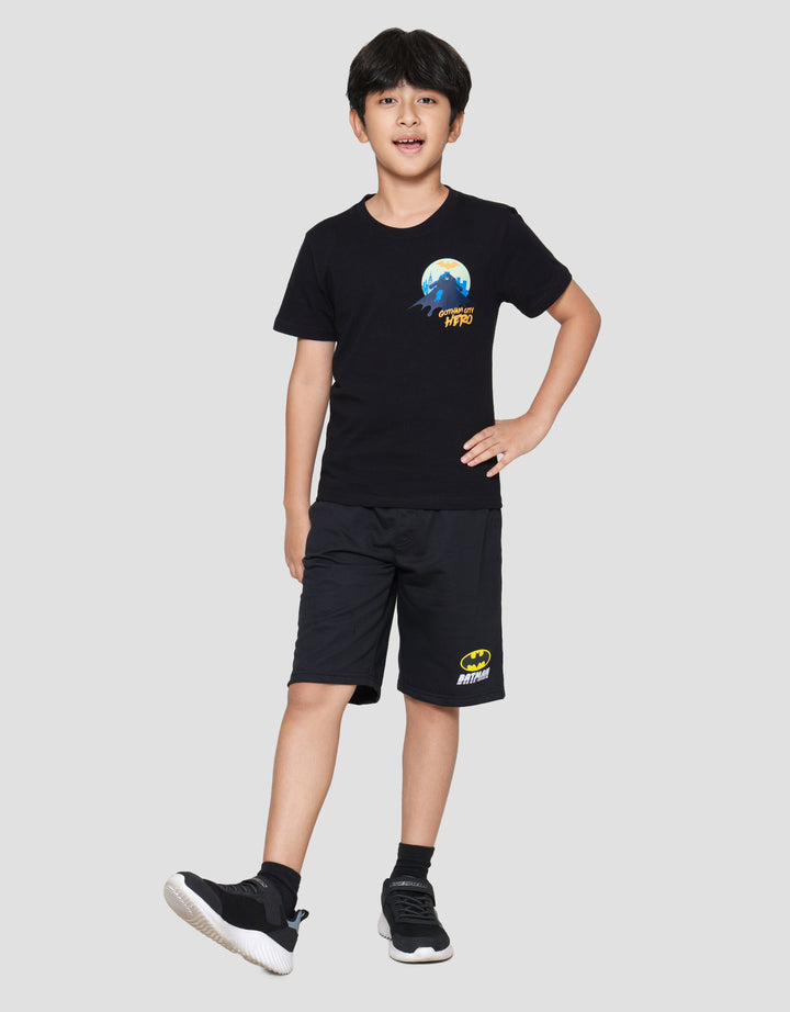 Character Batman Logo Dpn Kaos Anak Laki-laki