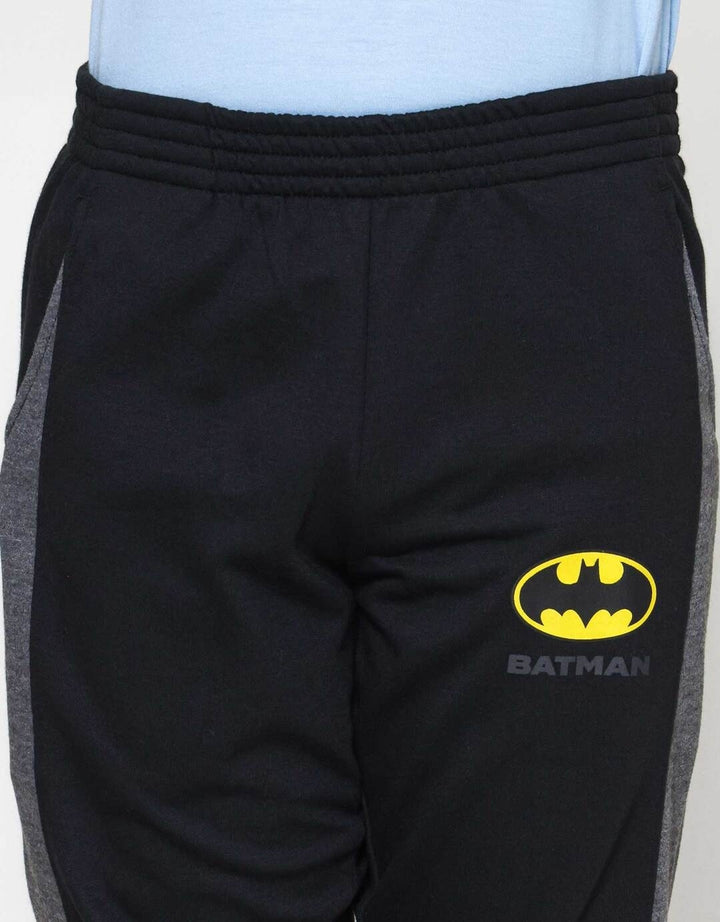 Character Batman Logo Lis Samping Celana Jogger Anak Laki-laki