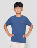 Character Superman Logo Print Blkg Kaos Anak Laki-laki