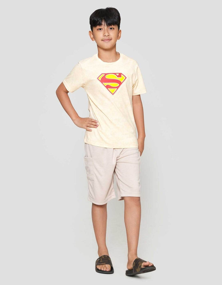 Character Superman Fp Logo Emboss Mold Kaos Anak Laki-laki