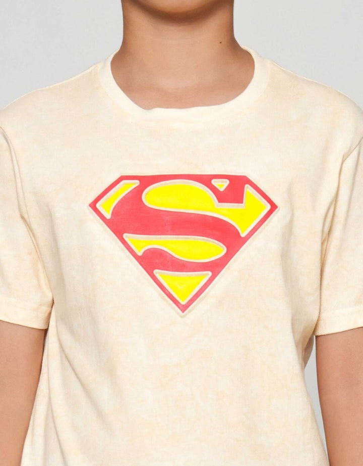 Character Superman Fp Logo Emboss Mold Kaos Anak Laki-laki
