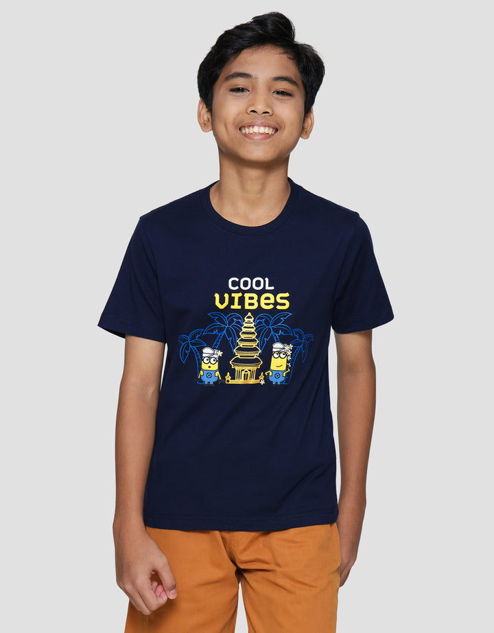 Character Minions Bello Local Bali Kaos Anak Laki-laki