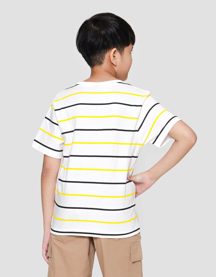 Character Minions Salur M Logo Kaos Anak Laki-laki