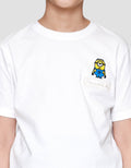 Character Minions Logo Bordir Kaos Anak Laki-laki