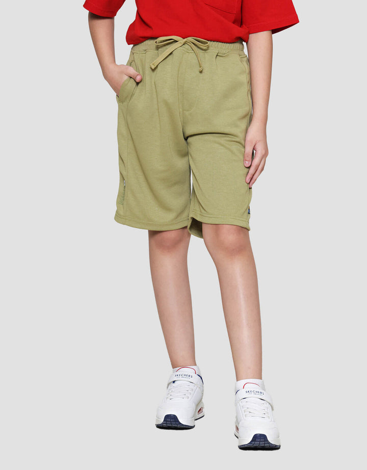 Character Knit Minions Logo Print Hd Celana Pendek Anak Laki-laki