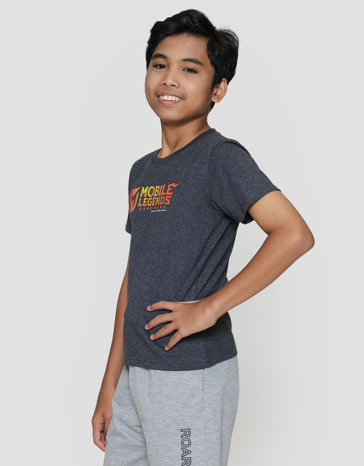 Character Mlbb Logo New Depan Kaos Anak Laki-laki