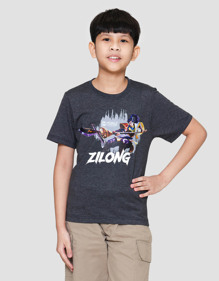 Character Mlbb Zilong Attack Kaos Anak Laki-laki