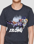 Character Mlbb Zilong Attack Kaos Anak Laki-laki