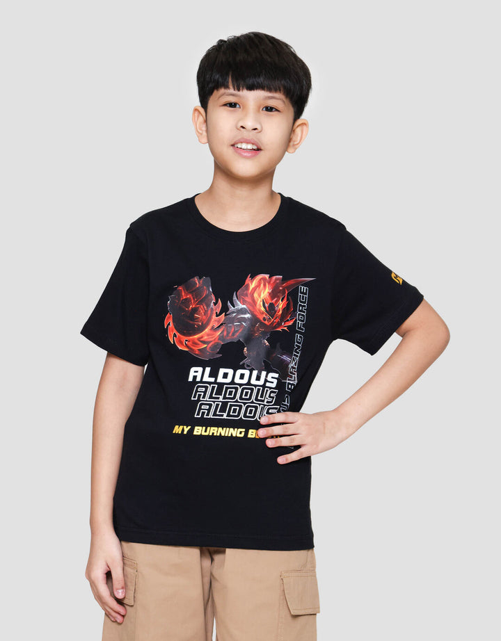 Character Mlbb Aldous Fire Kaos Anak Laki-laki