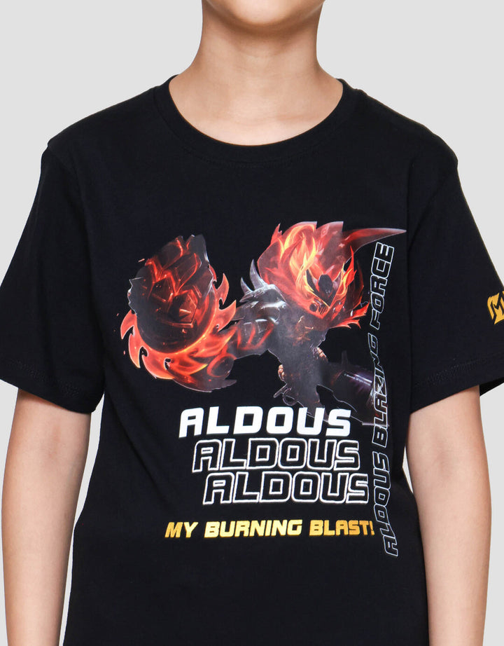 Character Mlbb Aldous Fire Kaos Anak Laki-laki