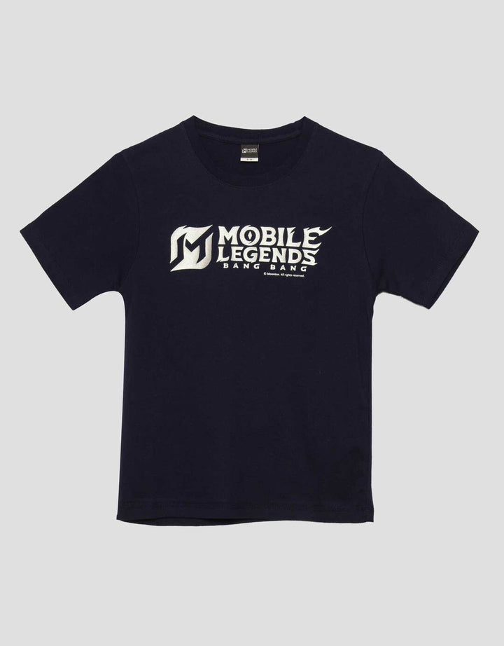 Character Mlbb Logo Emboss Hd Silver Kaos Anak Laki-laki
