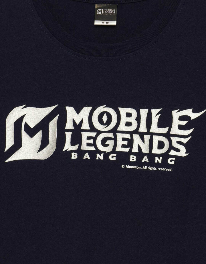 Character Mlbb Logo Emboss Hd Silver Kaos Anak Laki-laki
