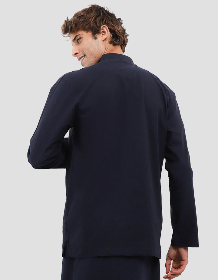 Intresse Lake Peddar Baju Koko Lengan Panjang Pria