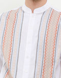 Intresse Rustling Leaf Baju Koko Lengan Panjang Pria