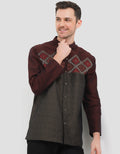Intresse Stormy Night Baju Koko Lengan Panjang Pria