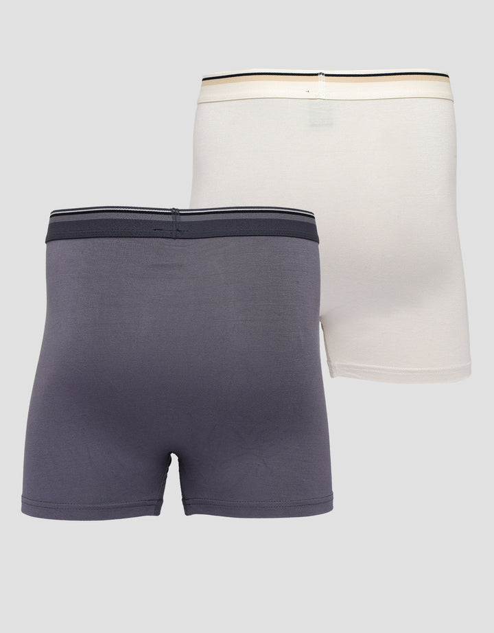 Cole Solid Stripe Marksp Boxer Pria