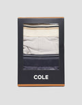 Cole Solid Stripe Marksp Boxer Pria