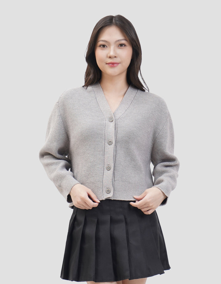 Suko Corn Pattern Outerwear Cardigan Wanita