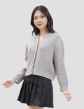 Suko Corn Pattern Outerwear Cardigan Wanita