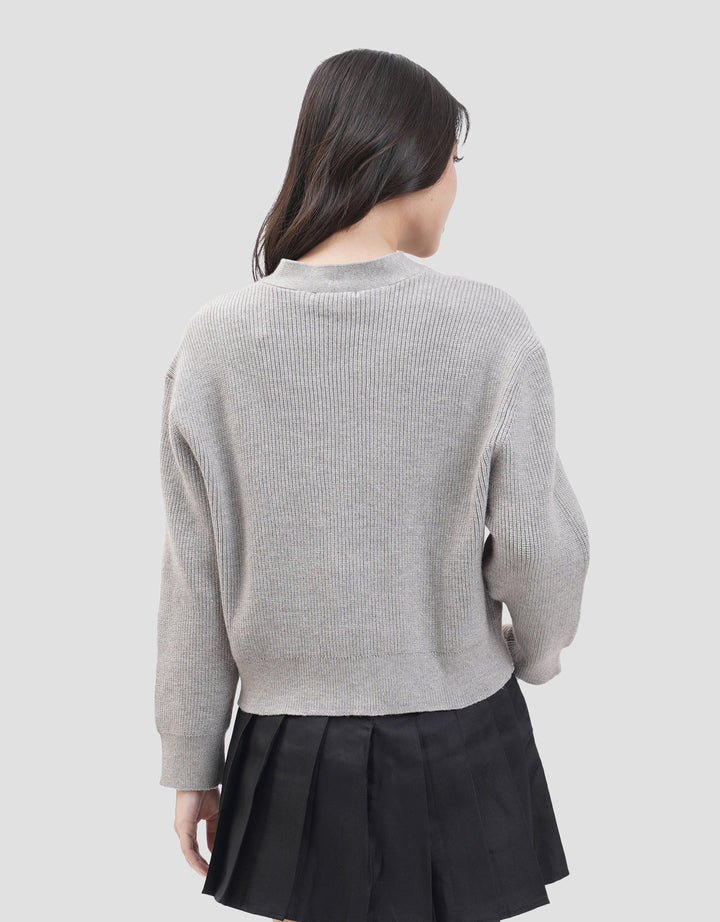 Suko Corn Pattern Outerwear Cardigan Wanita