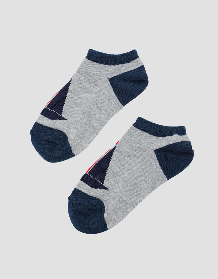 Little M Print Kapal Kaos Anak Laki-laki