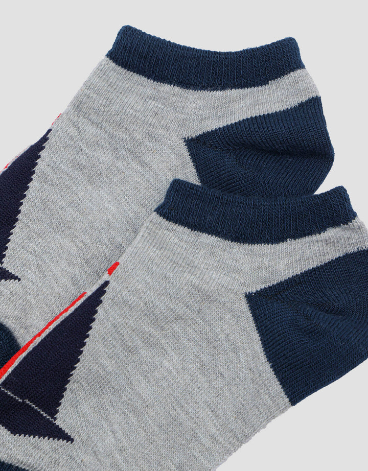 Little M Print Kapal Kaos Anak Laki-laki