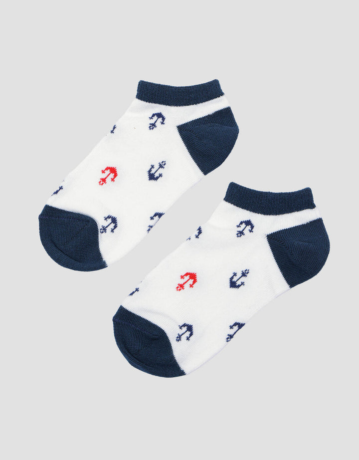 Little M  Print Jangkar Kaos Anak Laki-laki