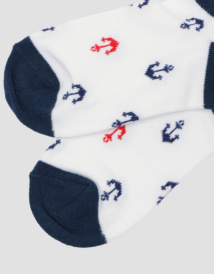 Little M  Print Jangkar Kaos Anak Laki-laki