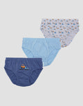Little M Pack Of 3 Wroom Truck Celana Dalam Anak Laki-laki
