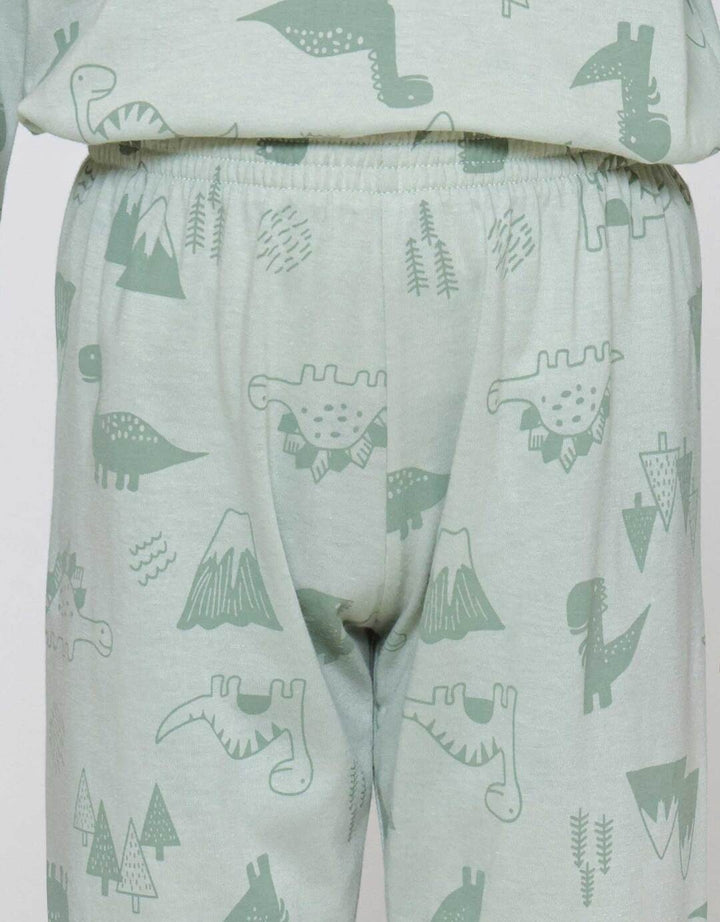 Little M Dino Setelan Anak Laki-laki