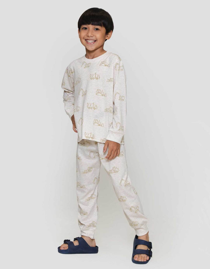 Little M Transport Piyama Setelan Anak Laki-laki
