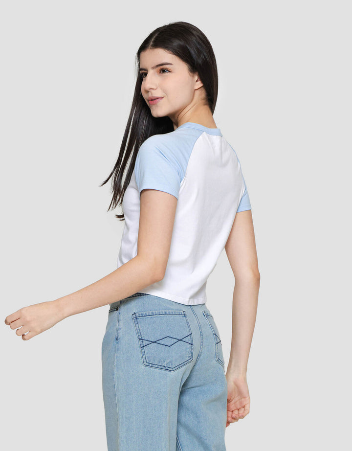 Nevada Bow-Tiful Day Kaos Lengan Pendek Wanita