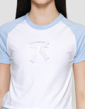 Nevada Bow-Tiful Day Kaos Lengan Pendek Wanita