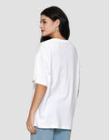 Nevada Floral Bear Kaos Oversize Wanita