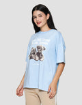 Nevada Bear Lost But Found Kaos Oversize Wanita