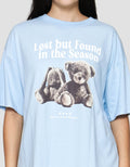 Nevada Bear Lost But Found Kaos Oversize Wanita