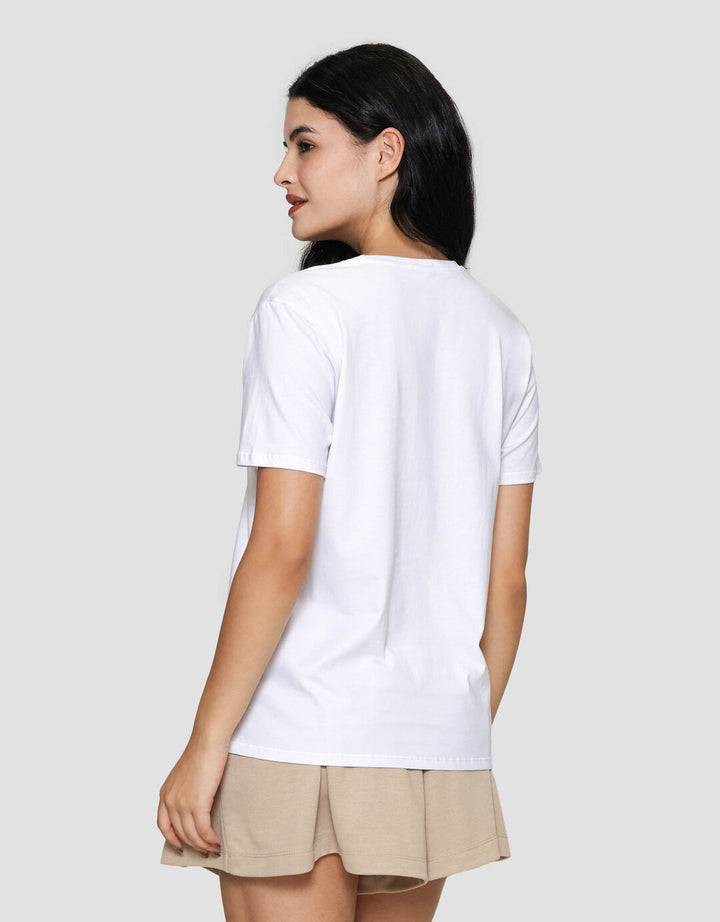 Nevada Reg Comb Pixelated Love Kaos Lengan Pendek Wanita