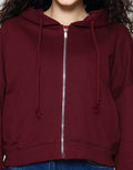 Nevada Solid Boxy French Terry Jaket Wanita