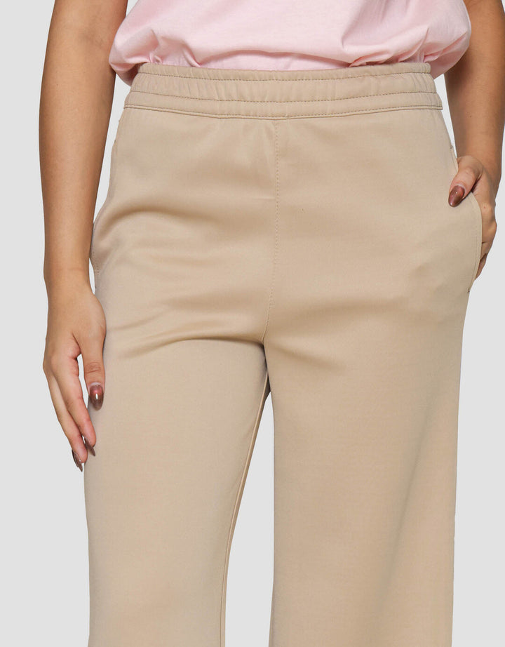 Nevada Scuba Wide Leg W/ Piping Celana Panjang Wanita