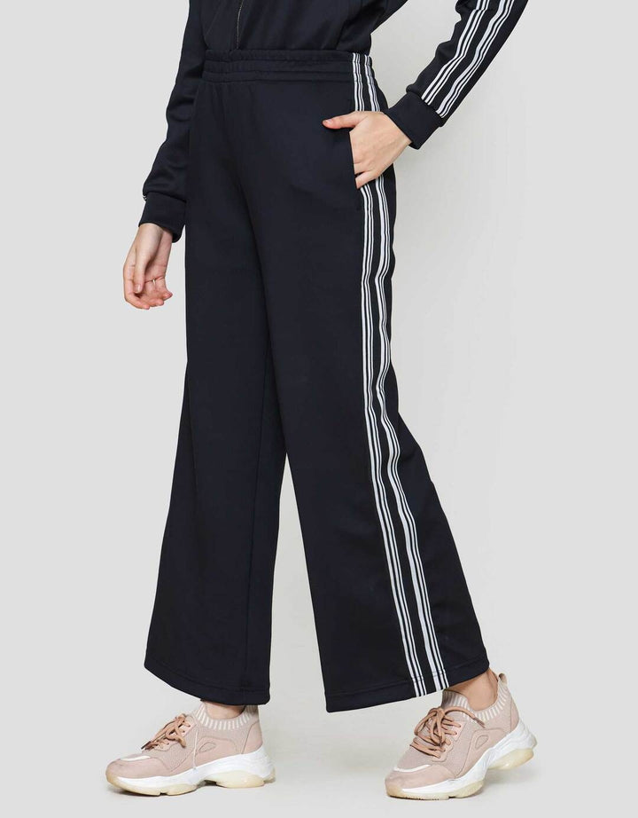 Nevada Solid Scuba Wideleg W/Tape Celana Wanita