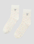 Nevada Kaus Kaki Quarter Fp Sparkle Bow Wanita