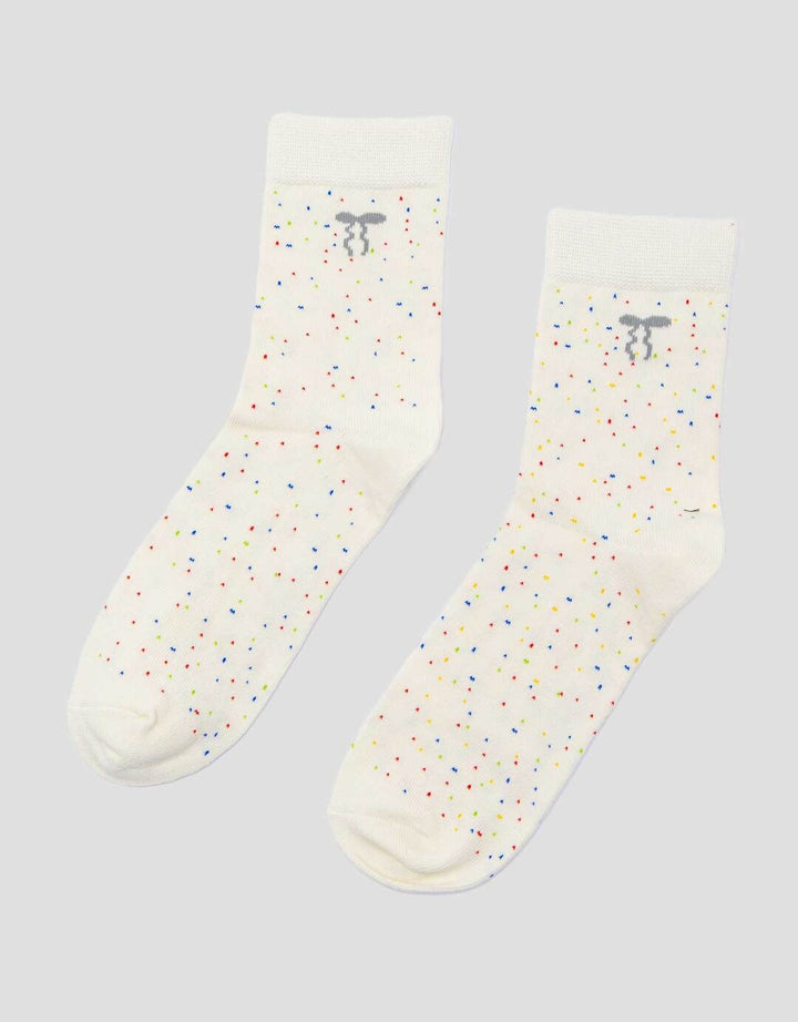 Nevada Kaus Kaki Quarter Fp Sparkle Bow Wanita