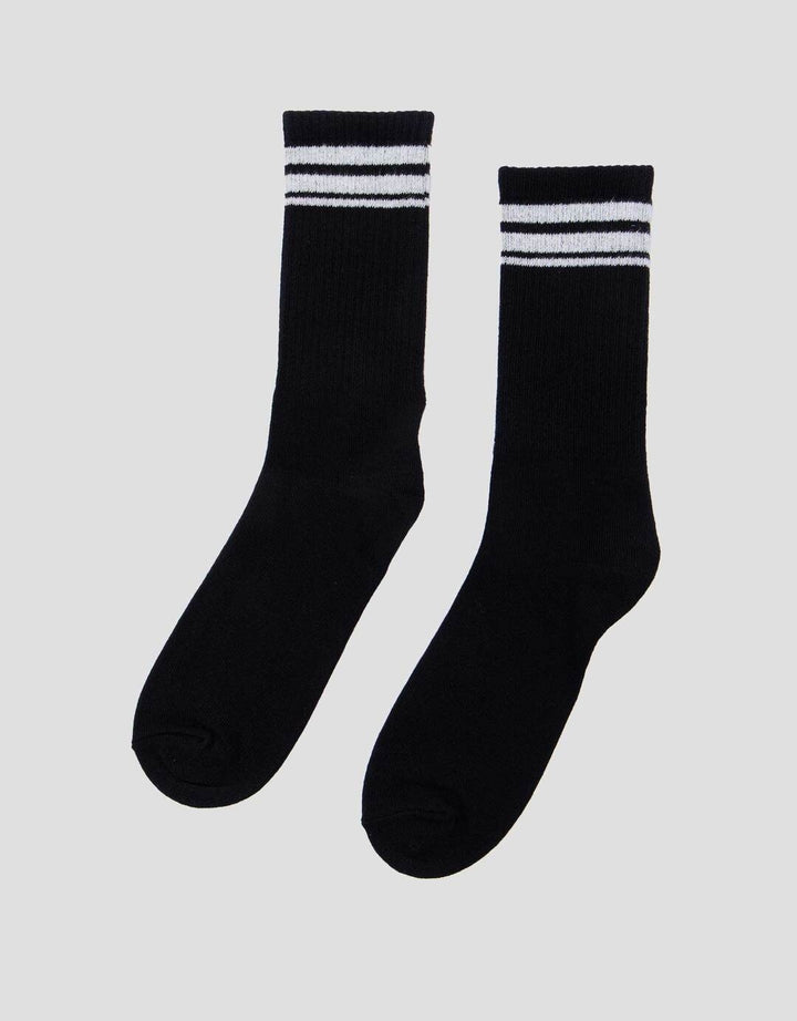 Nevada Kaus Kaki Mid Calf 3 Stripe Wanita