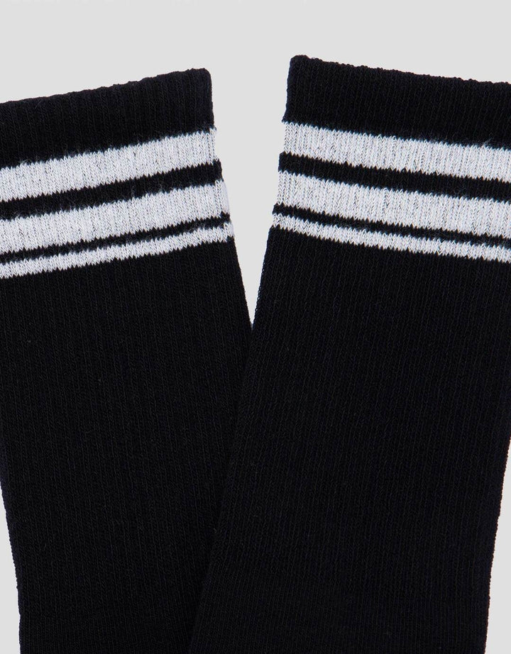 Nevada Kaus Kaki Mid Calf 3 Stripe Wanita