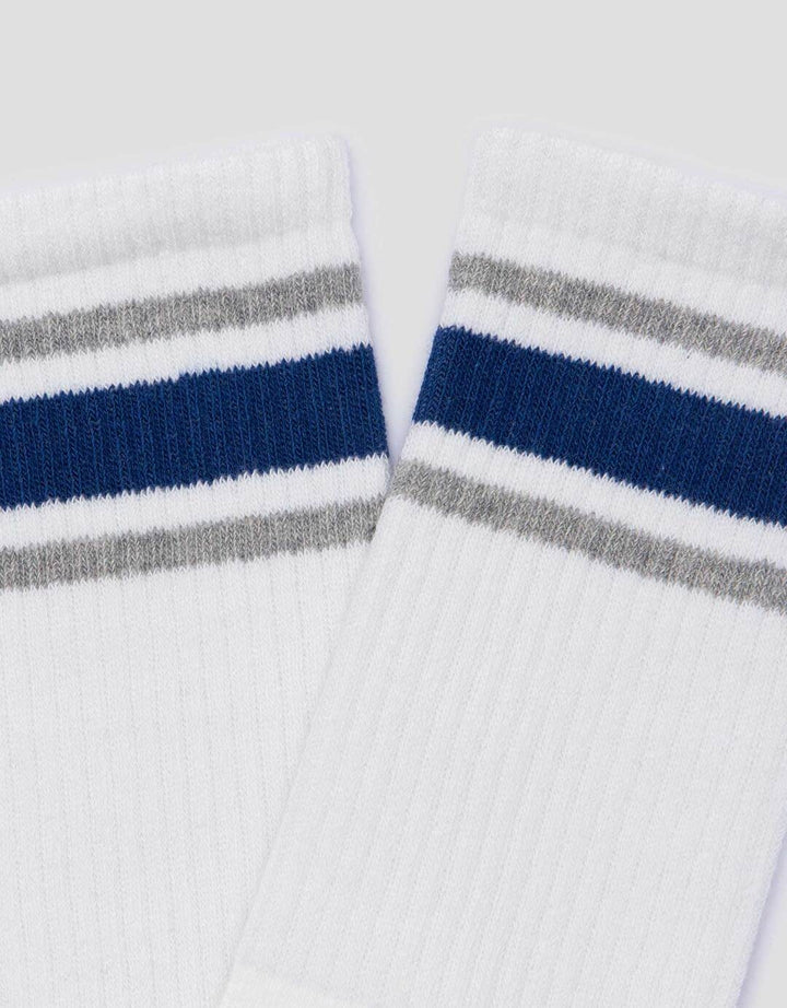 Nevada Kaus Kaki Mid Calf 2 Stripe Wanita